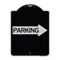 Signmission Parking With Right Arrow Heavy-Gauge Aluminum Architectural Sign, 24" x 18", BS-1824-24371 A-DES-BS-1824-24371 - alternate 1